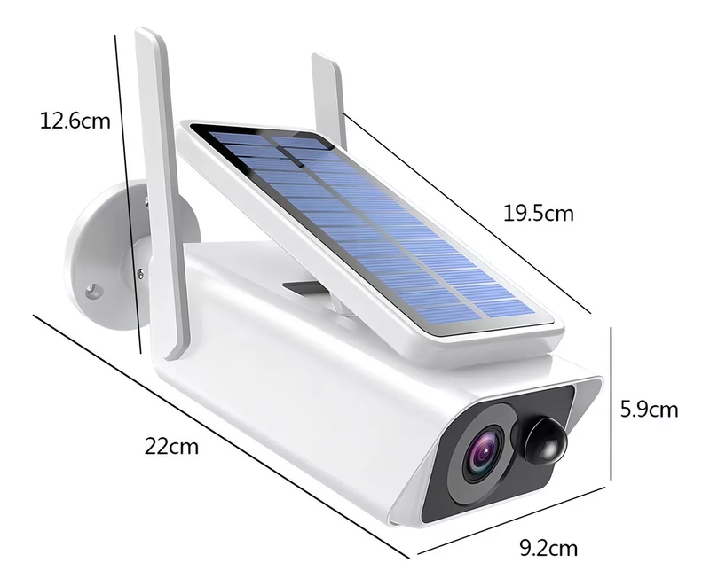 "Segurança inteligente e sustentável – proteção 24h com energia solar!"